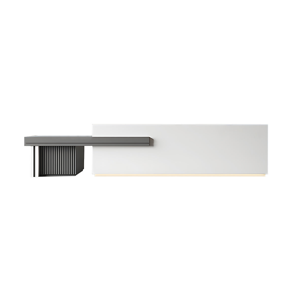 Large Storage Space Entrance Reception Desk