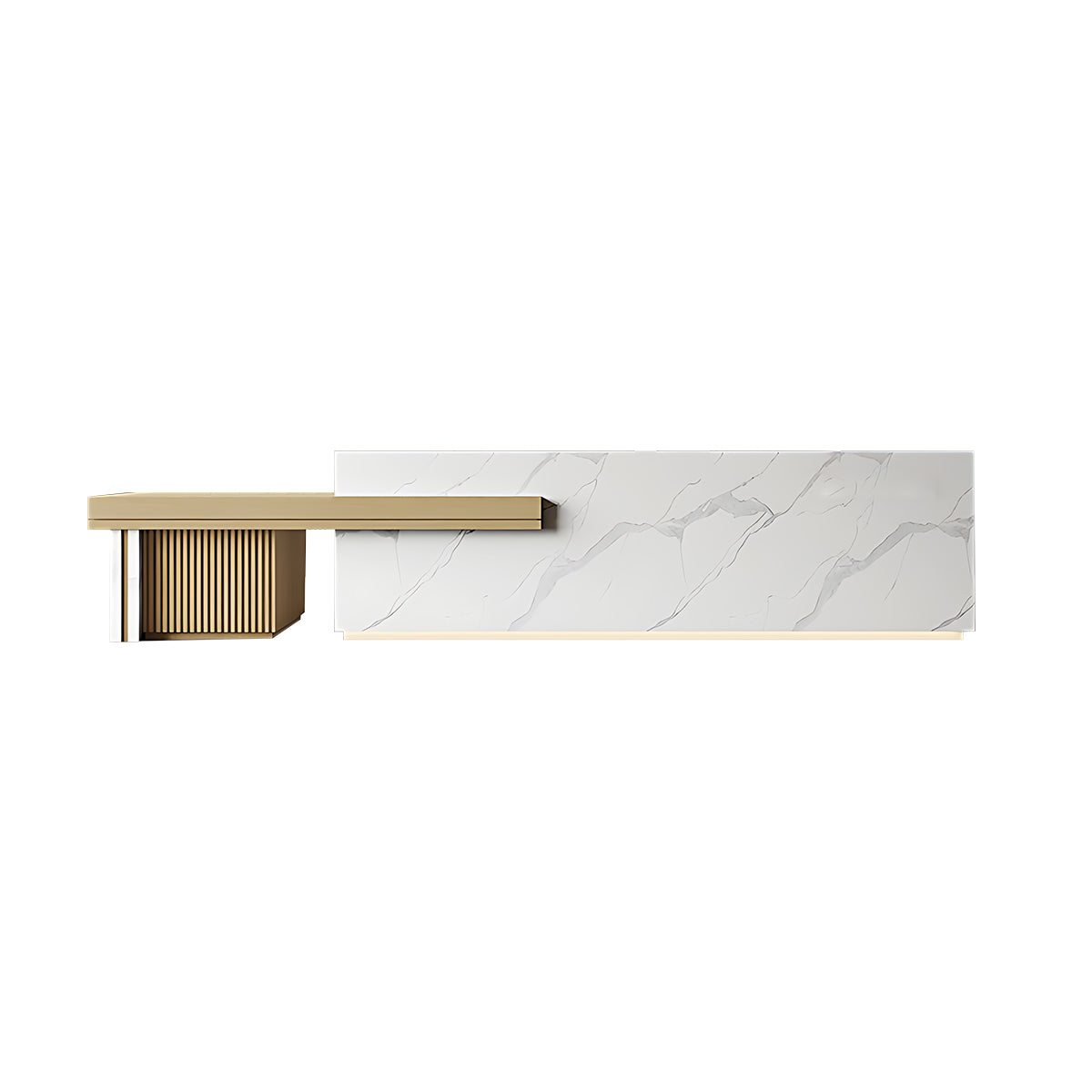 Large Storage Space Entrance Reception Desk
