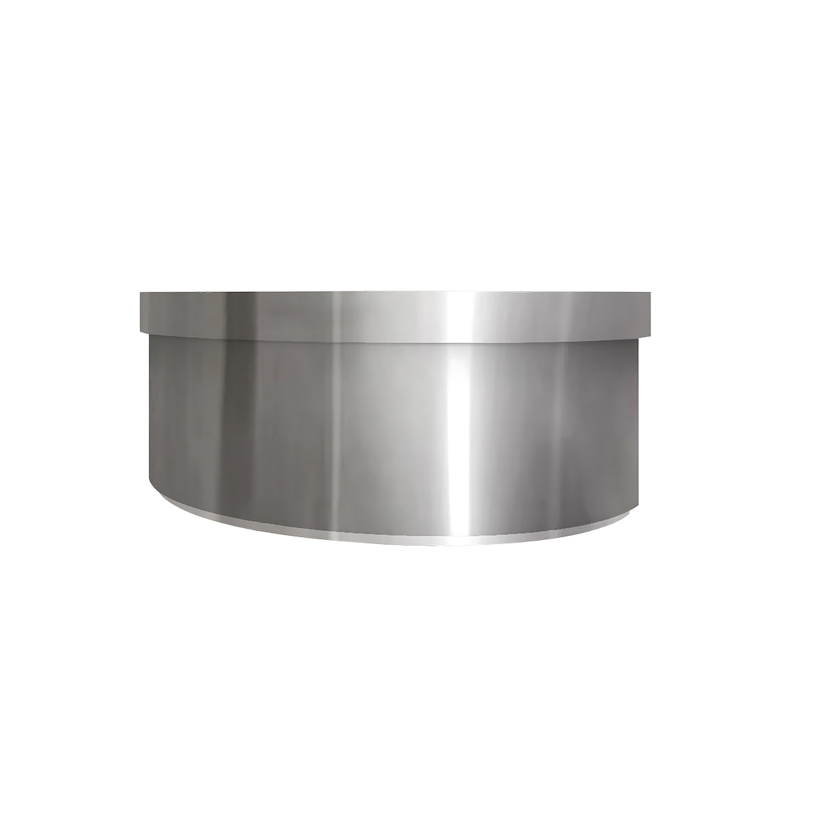 Semi Circular Reception Desk Stainless Steel Rust Resistant Storage Keyed Drawers