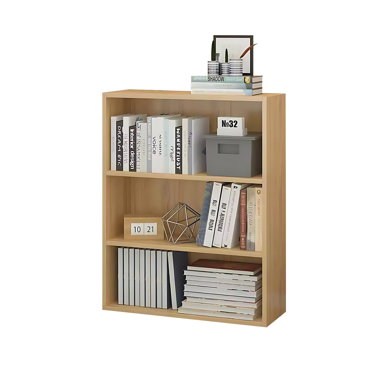 Modern Floor-standing Bookshelf, Spacious Design, Ample Storage for Books