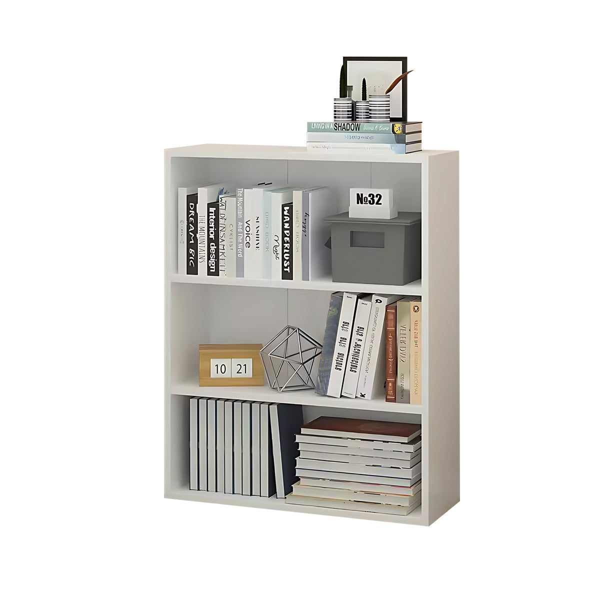 Modern Floor-standing Bookshelf, Spacious Design, Ample Storage for Books