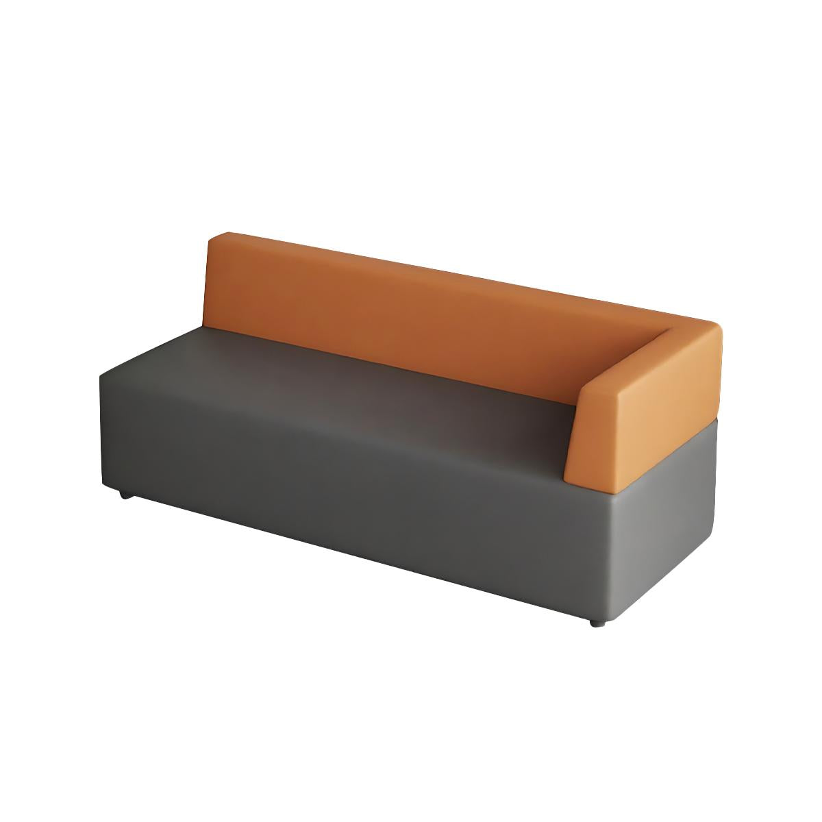 Timeless Stylish Sectional Sofa Featuring Two-Tone Color Blocking