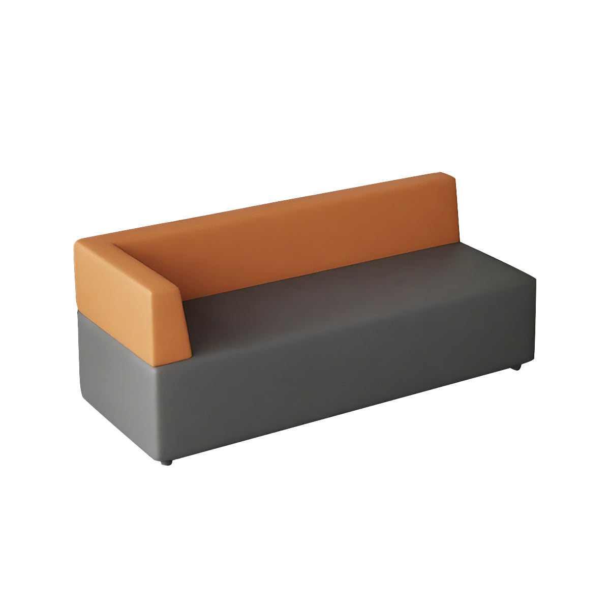 Timeless Stylish Sectional Sofa Featuring Two-Tone Color Blocking
