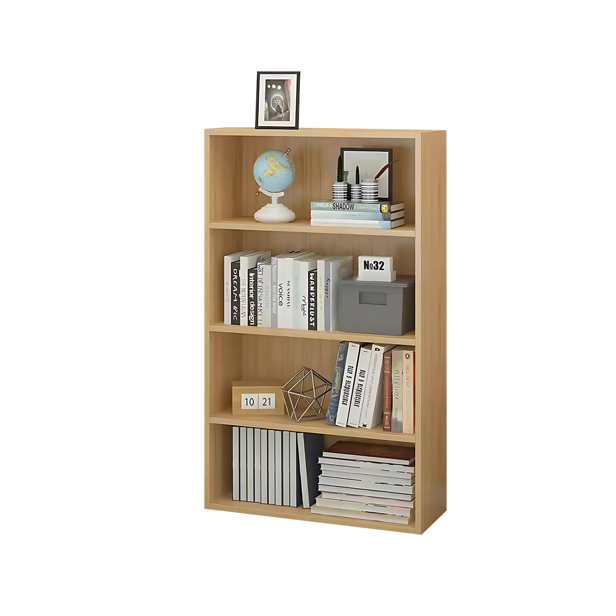 Modern Floor-standing Bookshelf, Spacious Design, Ample Storage for Books