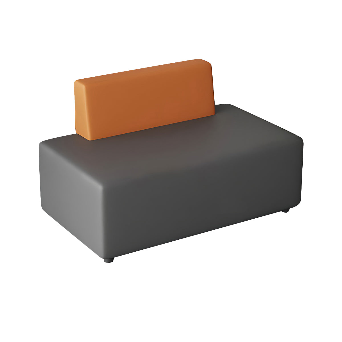 Timeless Stylish Sectional Sofa Featuring Two-Tone Color Blocking