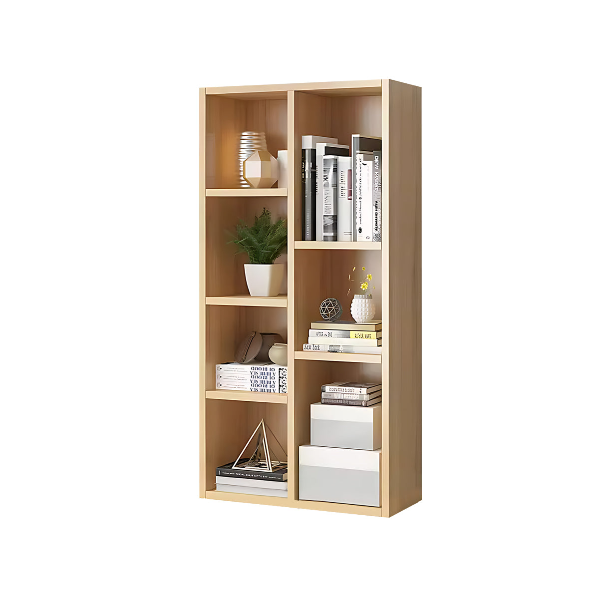 Modern Floor-standing Bookshelf, Spacious Design, Ample Storage for Books