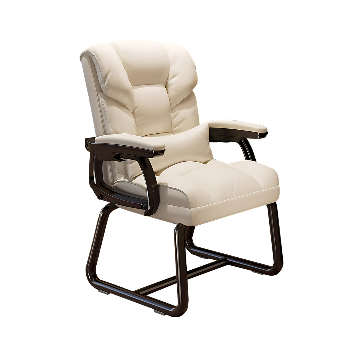Ergonomic Office Chair with Reclining Back and Footrest for Lumbar Support