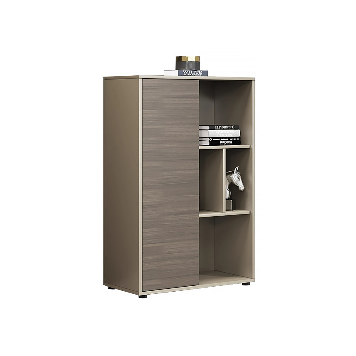 Premium Minimalist Modular Storage Cabinet with Spacious Compartments and One-Touch Push-to-Open Doors