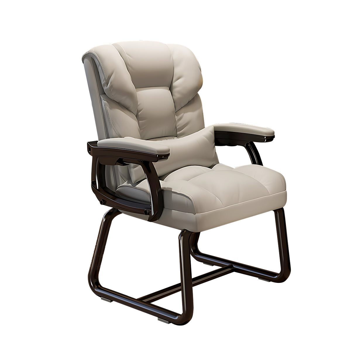 Ergonomic Office Chair with Reclining Back and Footrest for Lumbar Support