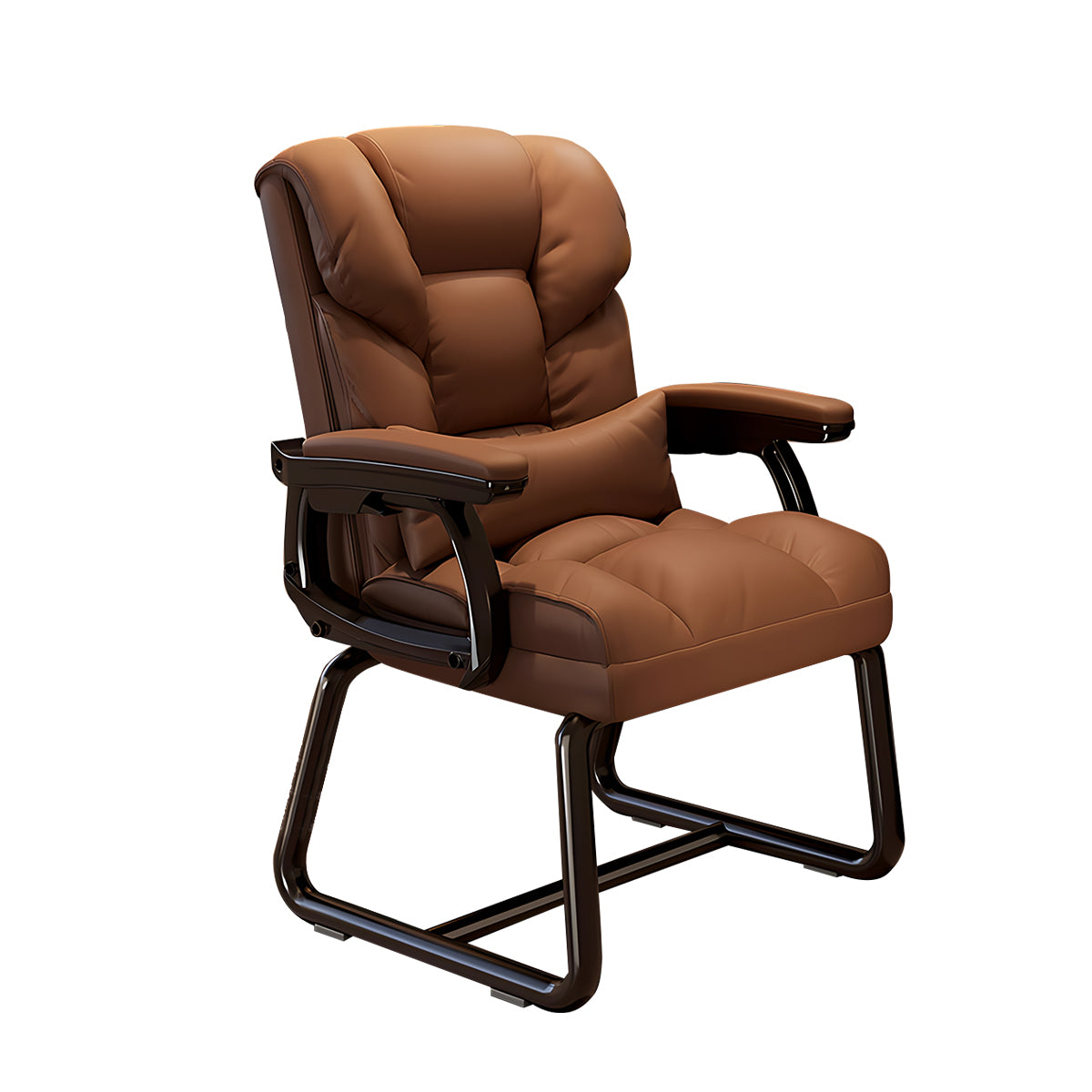 Ergonomic Office Chair with Reclining Back and Footrest for Lumbar Support