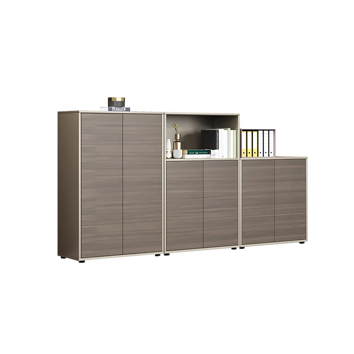 Premium Minimalist Modular Storage Cabinet with Spacious Compartments and One-Touch Push-to-Open Doors