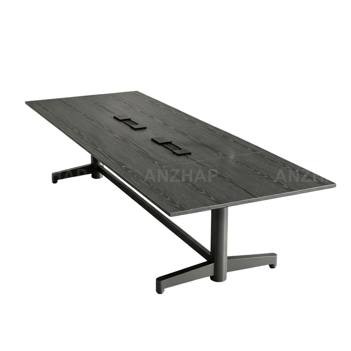 Conference Table with Built-In Power Outlet, Cable Management & Reinforced Legs（Stock Items）