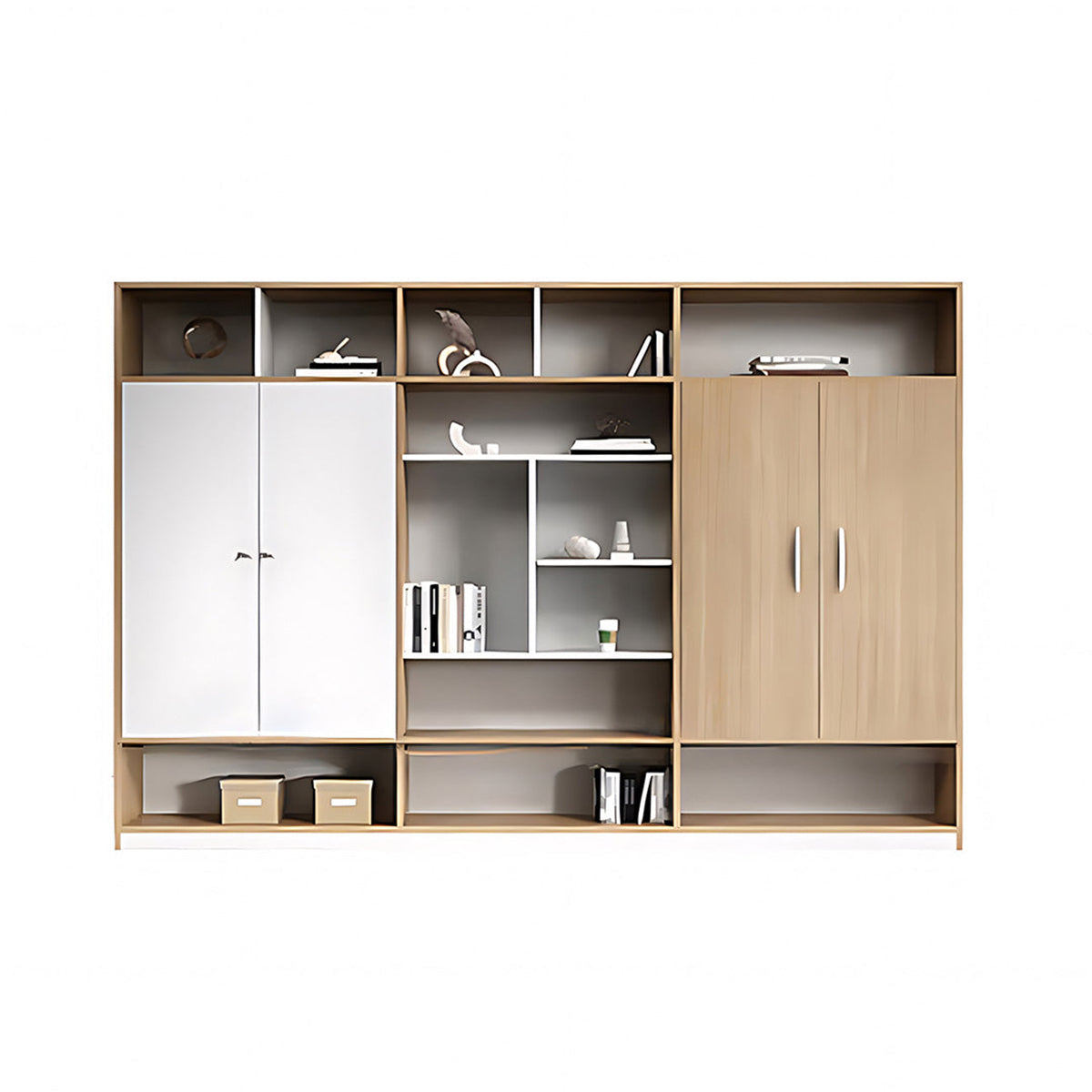Creative Boss Desk President Desk, matching file cabinet, L94" x W16" x H79", for executive office workspace, modern executive office furniture