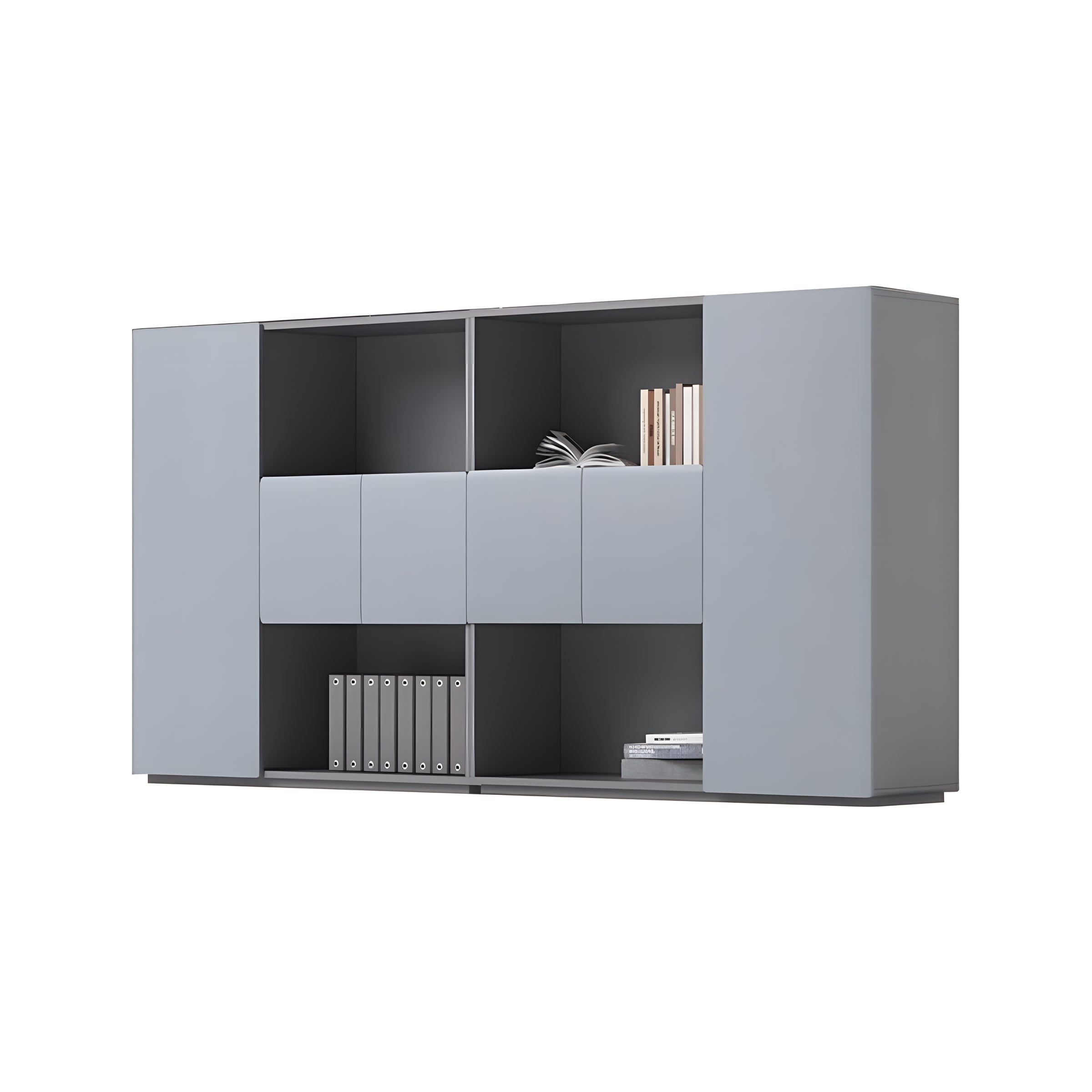 Modern Eco-Friendly Conference Table with Sturdy Steel Legs and Cable Organizer