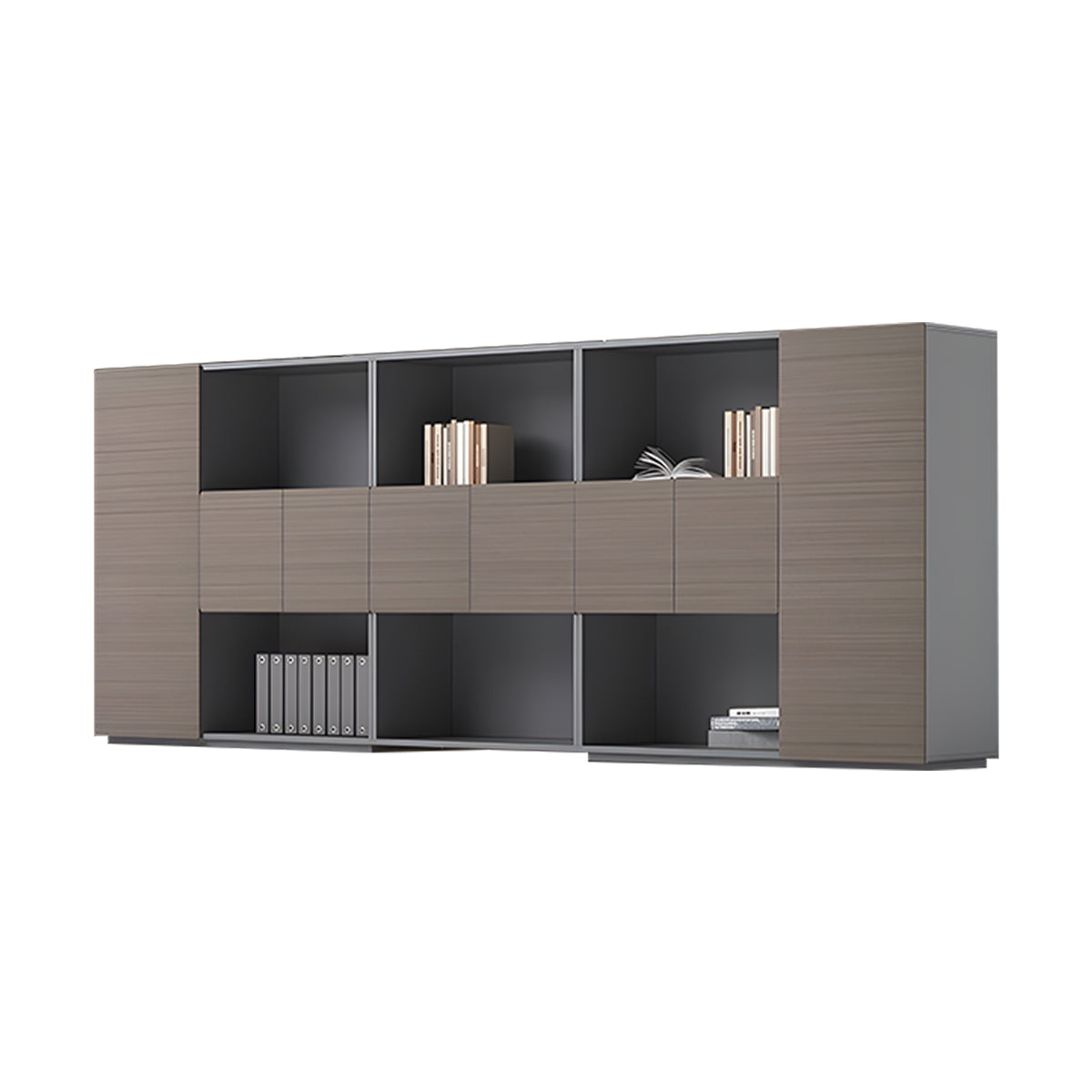 Modern Eco-Friendly Conference Table with Sturdy Steel Legs and Cable Organizer