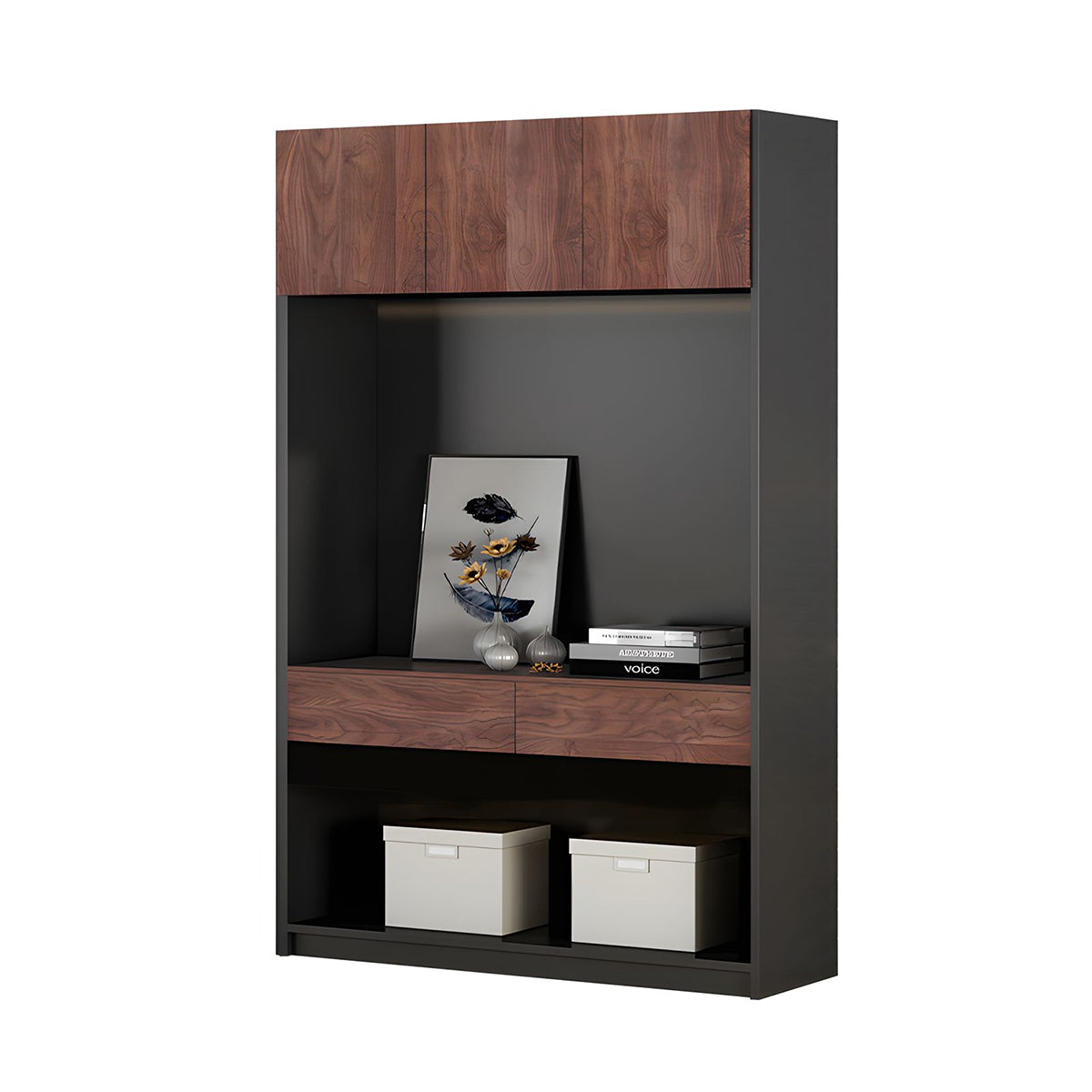 Eco Executive Desk LED Light Privacy Panel Power Outlet Storage