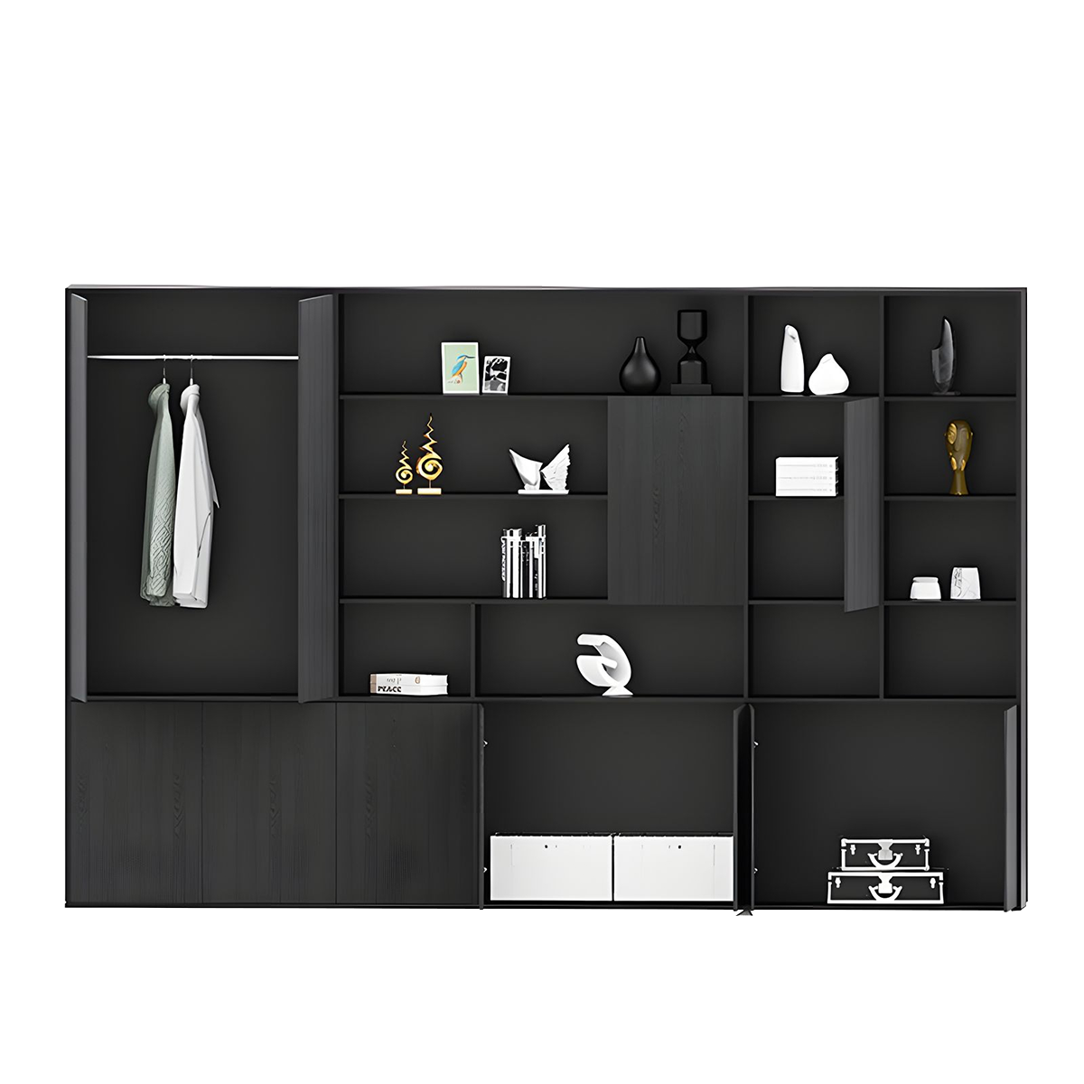 Modern Electric Office Desk Adjustable Height Storage Drawers