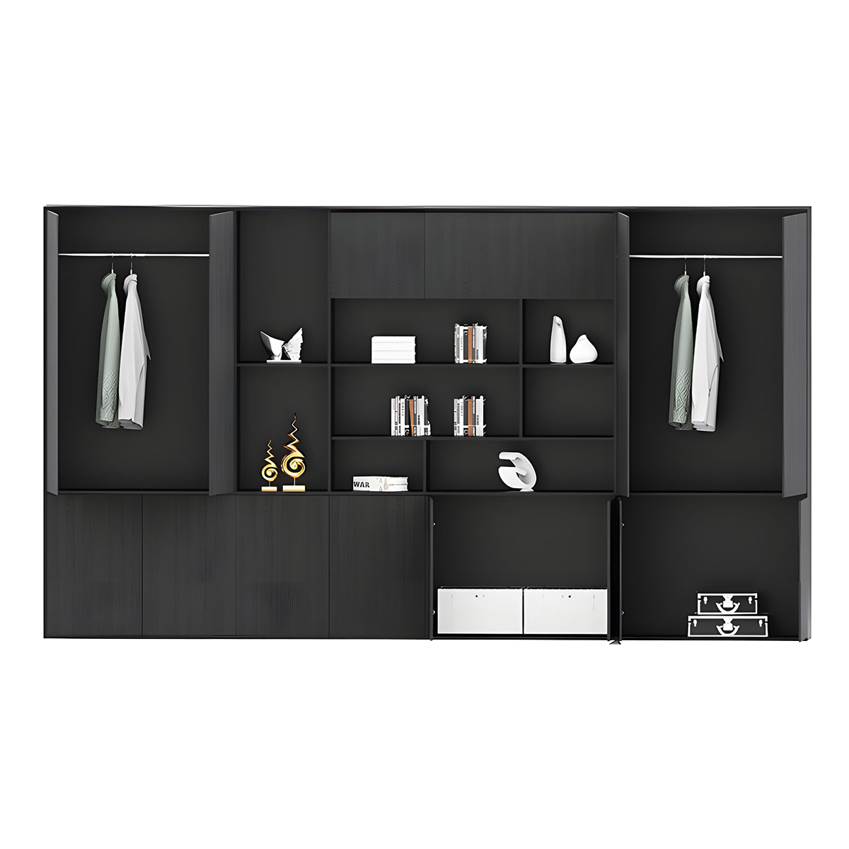 Modern Electric Office Desk Adjustable Height Storage Drawers