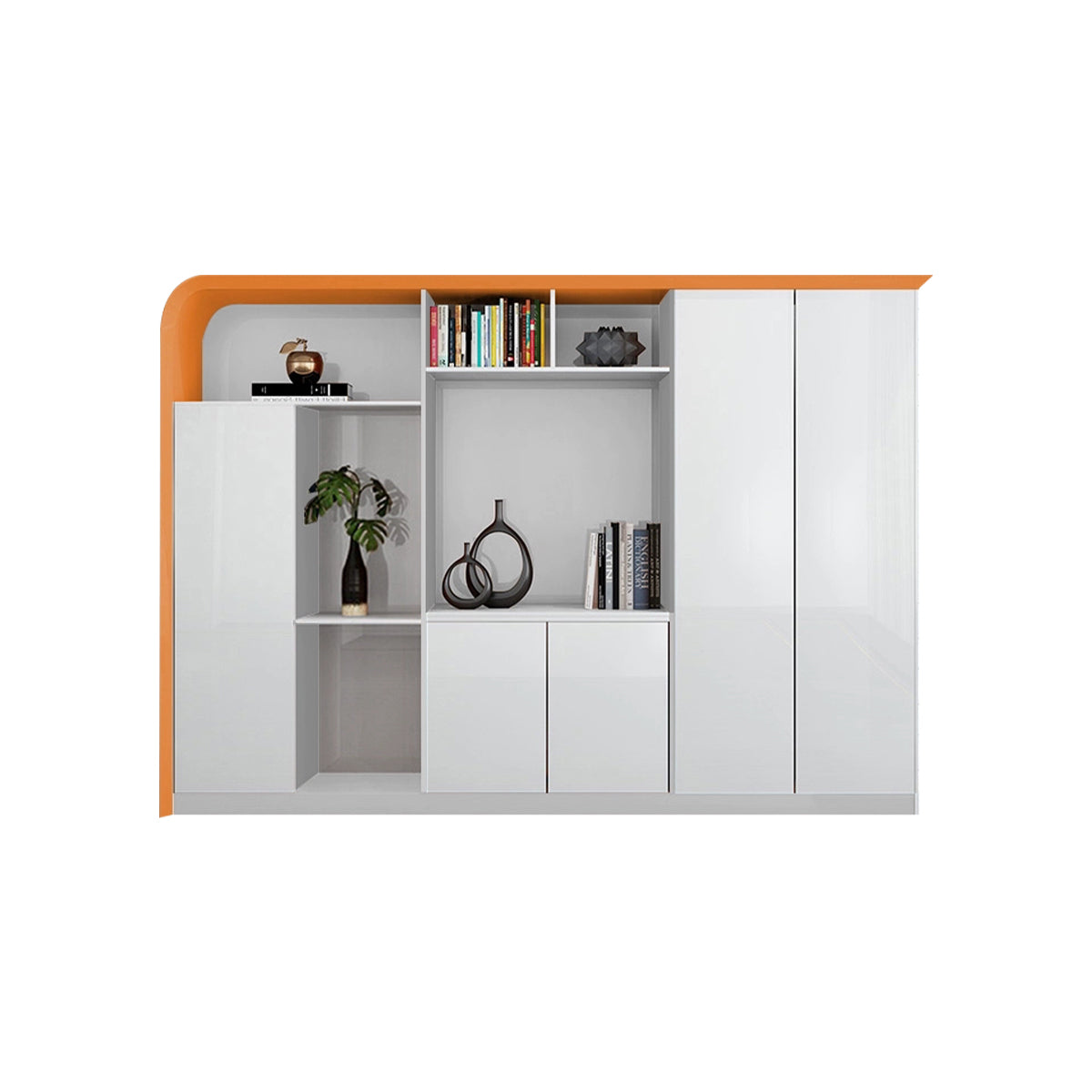 Simple Modern Lacquered Executive Desk High-End Office Desk