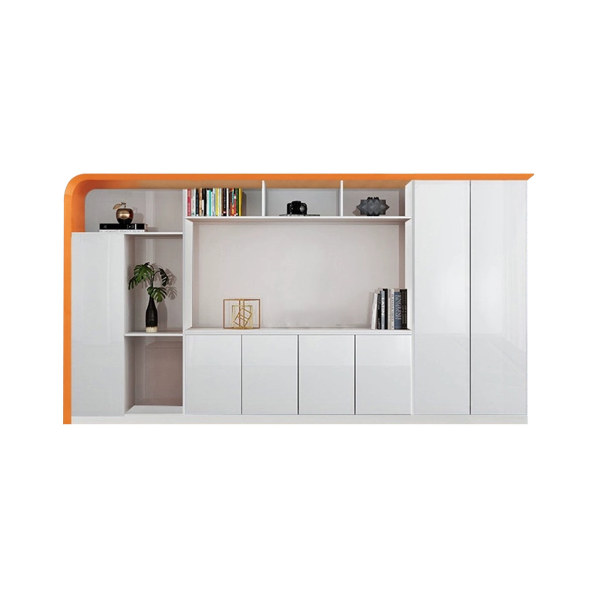 Simple Modern Lacquered Executive Desk High-End Office Desk