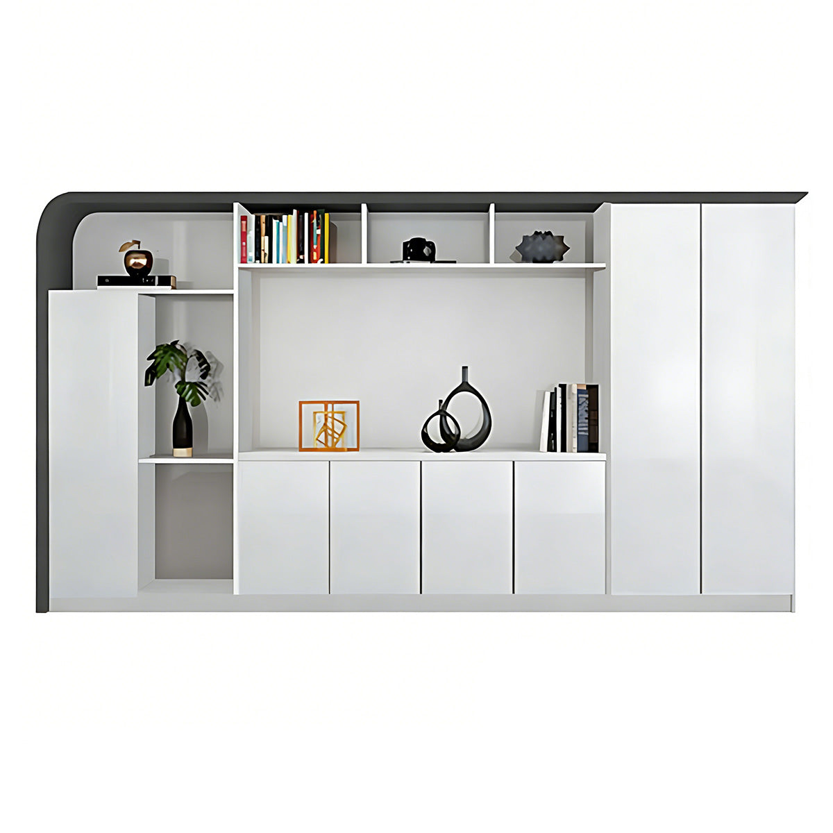 Simple Modern Lacquered Executive Desk High-End Office Desk