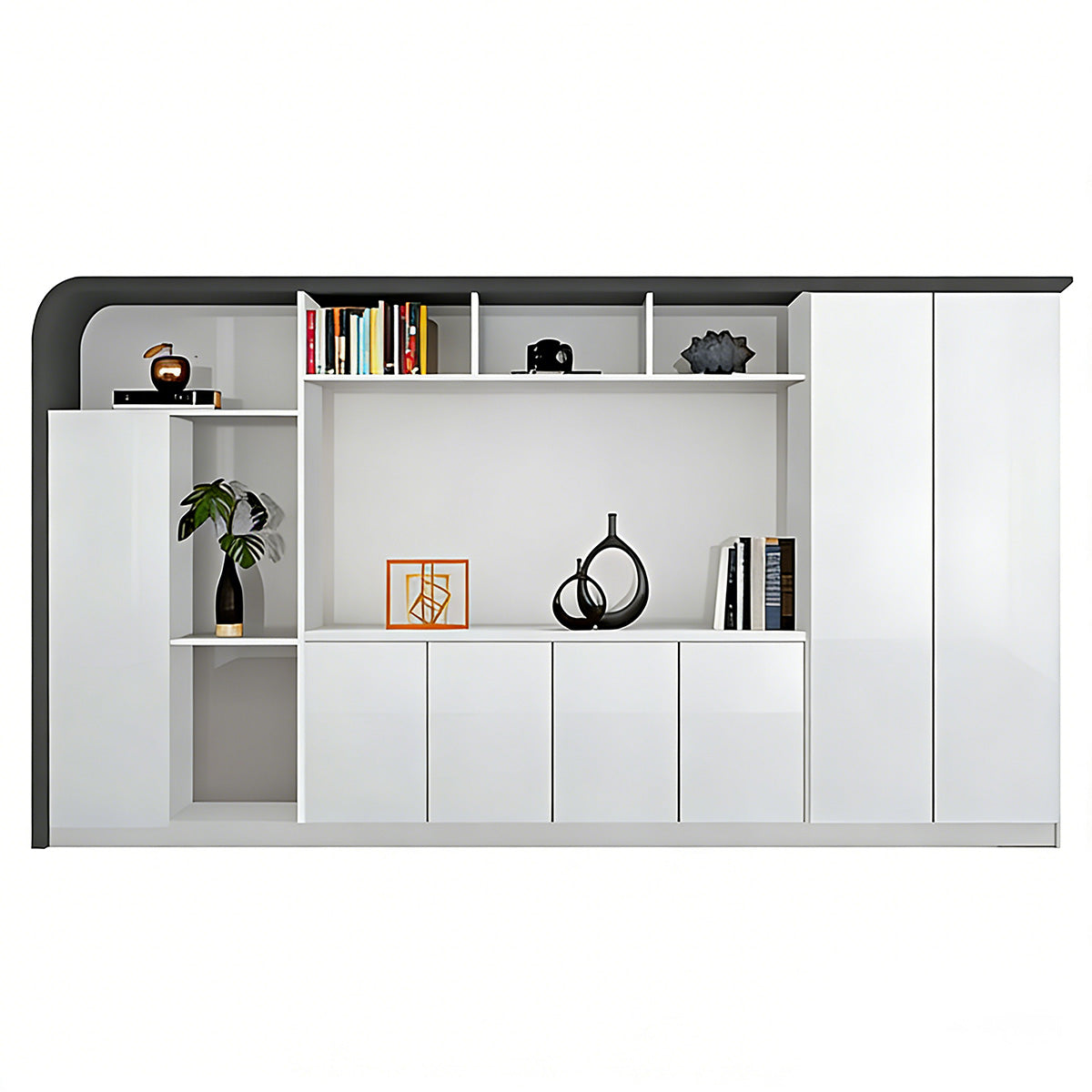 Simple Modern Lacquered Executive Desk High-End Office Desk