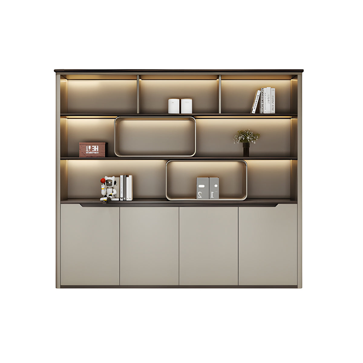 Executive Desk with Spacious Desktop & Power Rail