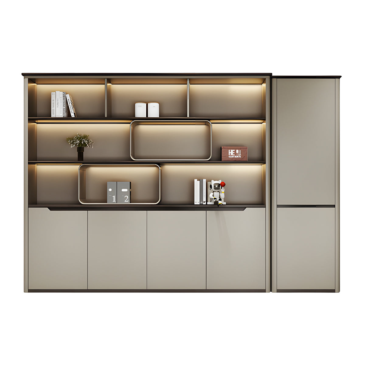 Executive Desk with Spacious Desktop & Power Rail