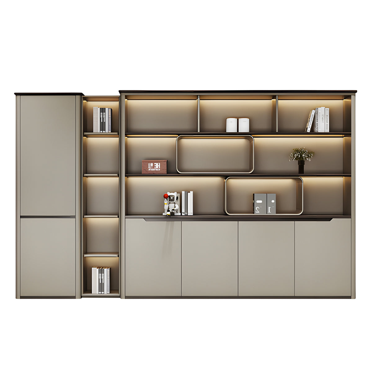 Executive Desk with Spacious Desktop & Power Rail