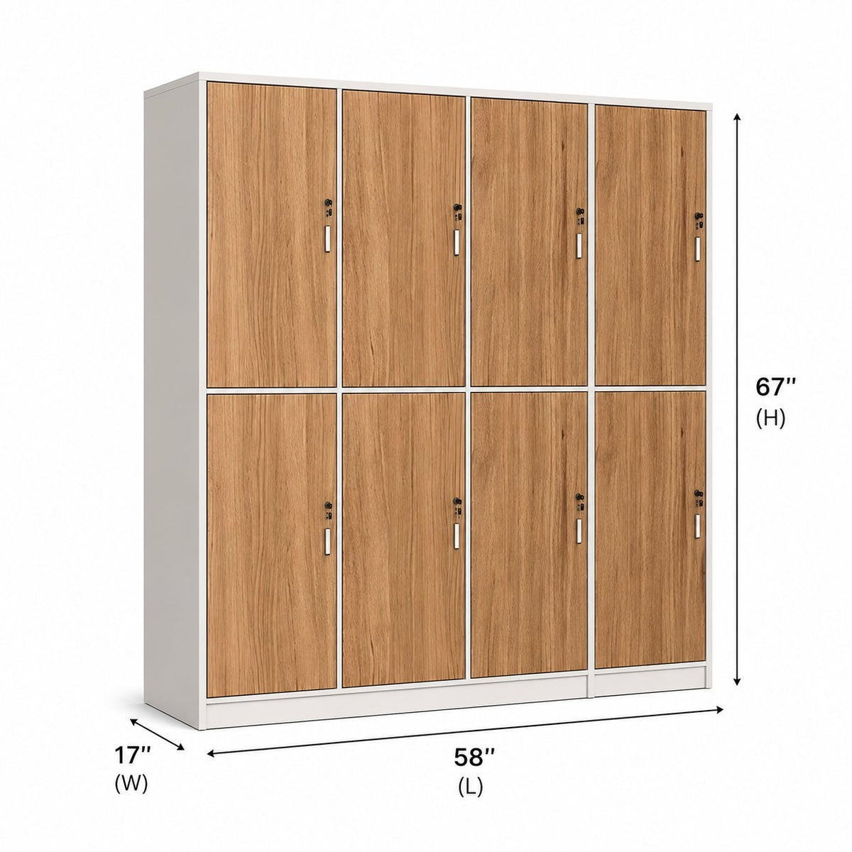 Wooden Lockable Cabinet for Office, Gym, School & Staff Room