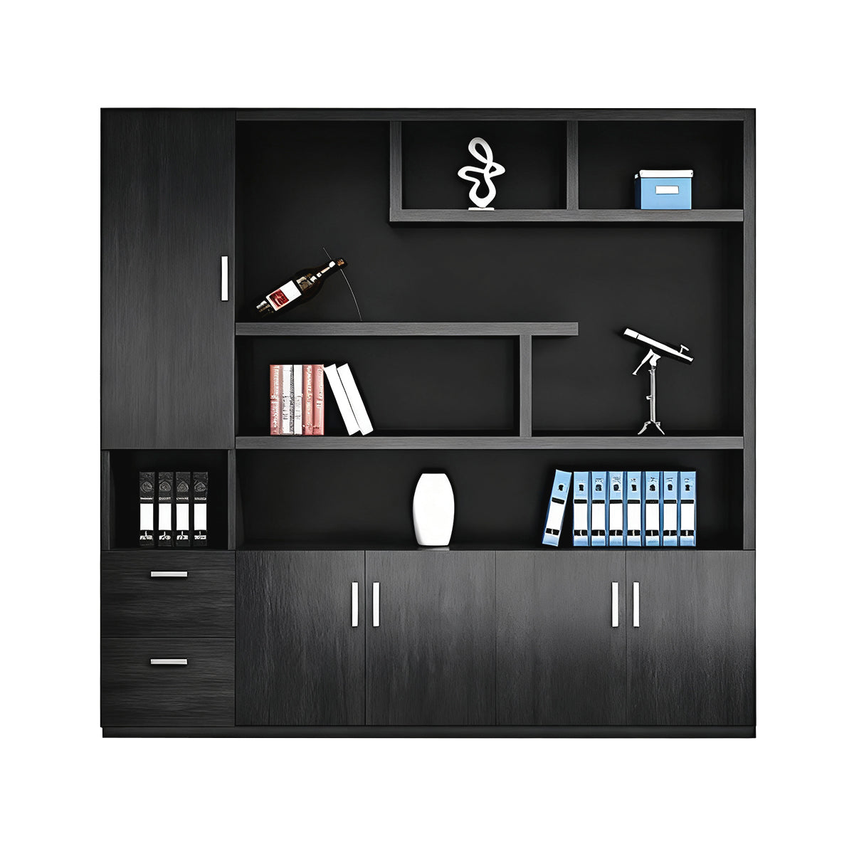 Office Bookshelf, File Cabinet, Background Cabinet