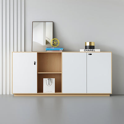 File Cabinet, Office Low Cabinet, Wooden, Simple Design