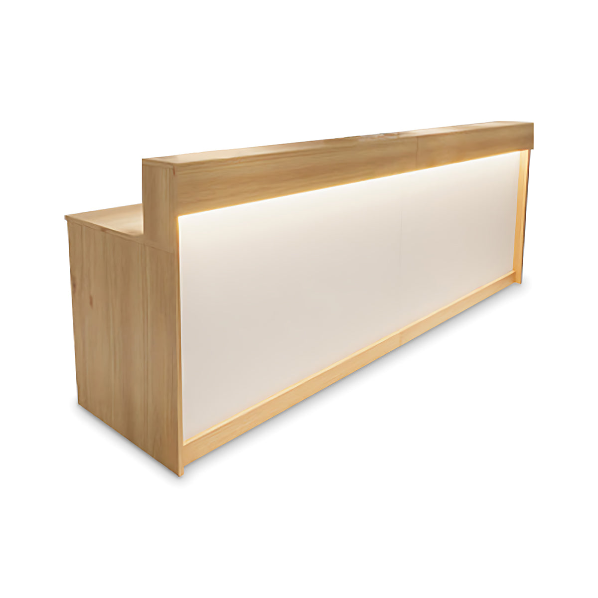 Reception Desk with Light Counter Table with Keyboard Tray and Draw (Stock Items)