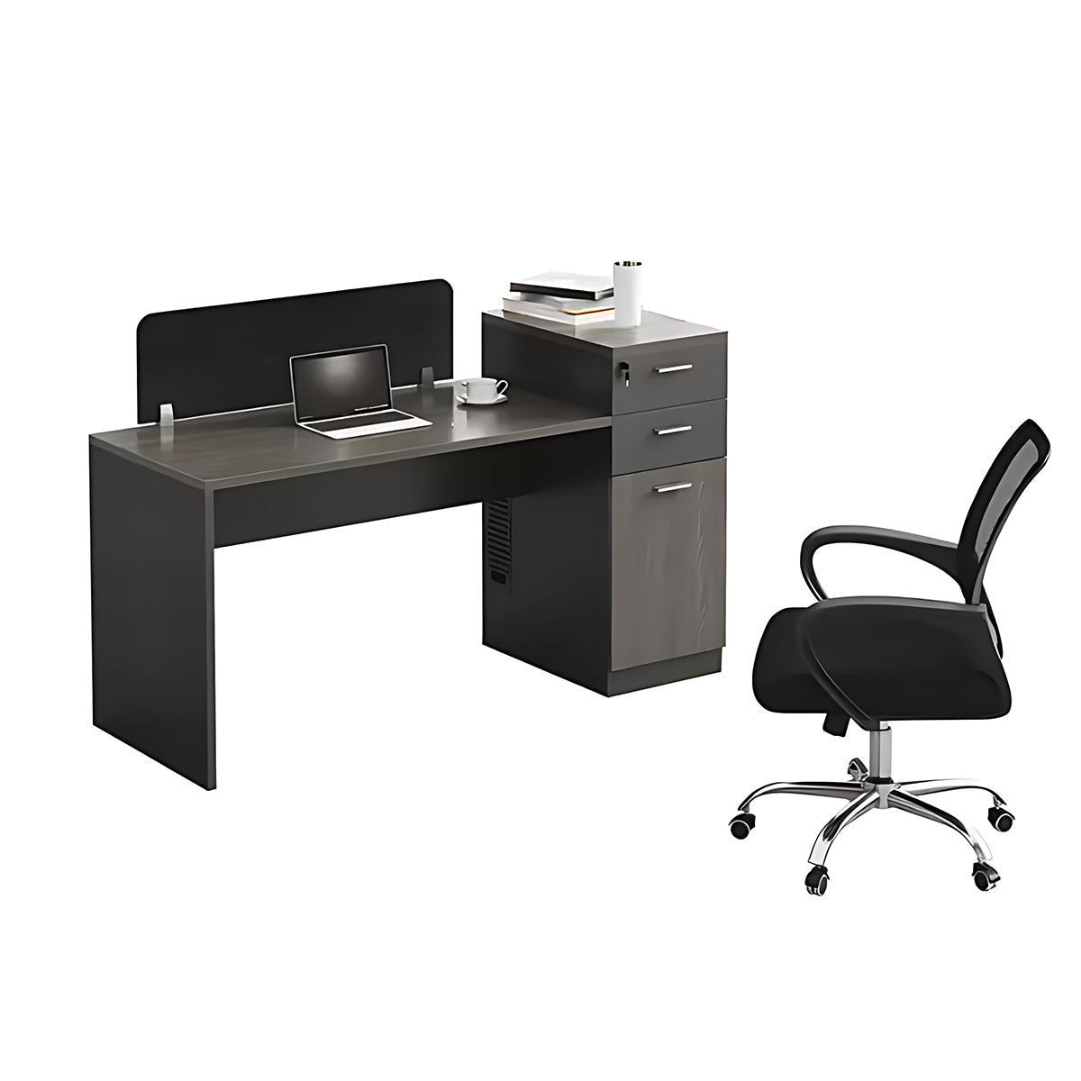 Multifunctional Combination Employee Screen Computer Desk and Chair