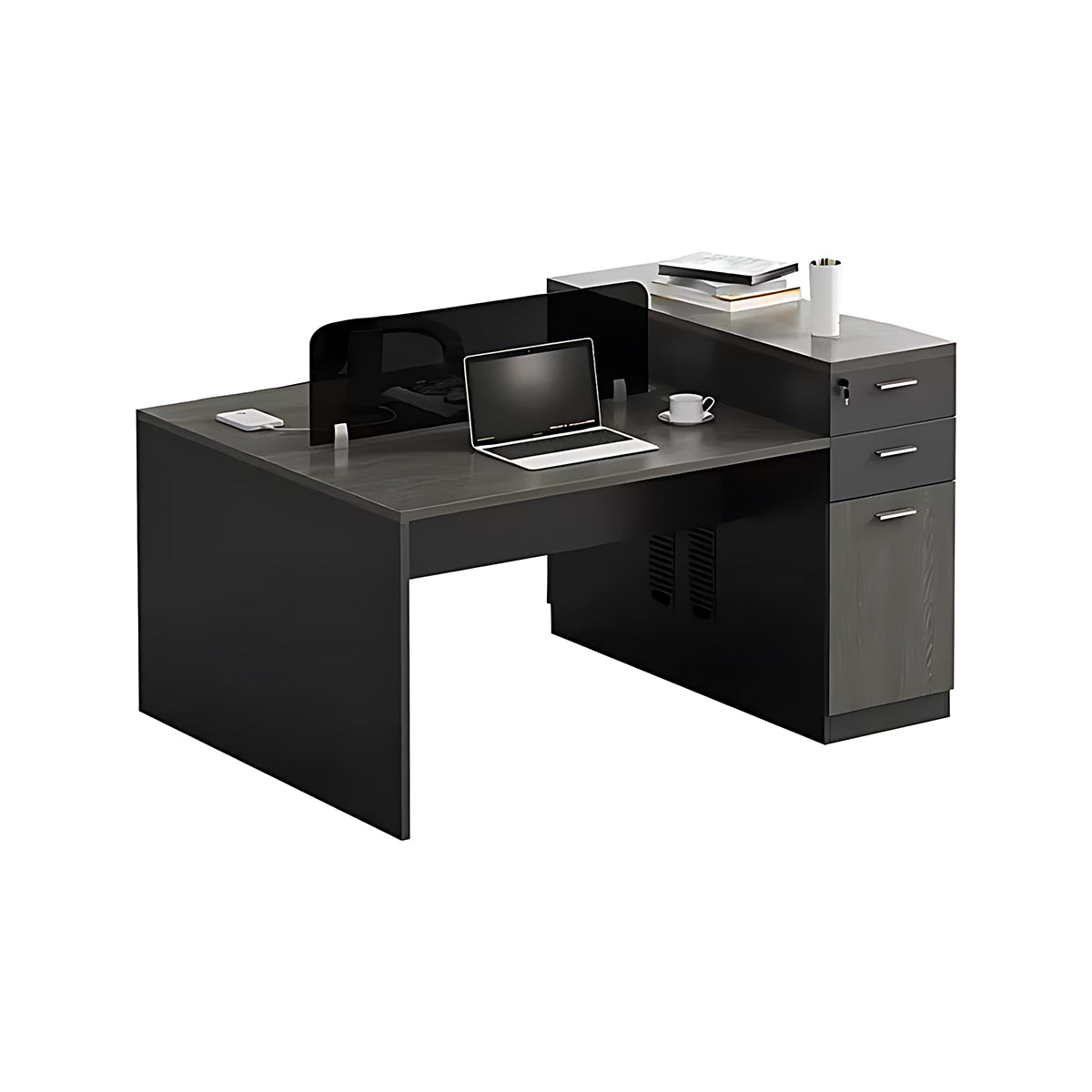 Multifunctional Combination Employee Screen Computer Desk and Chair