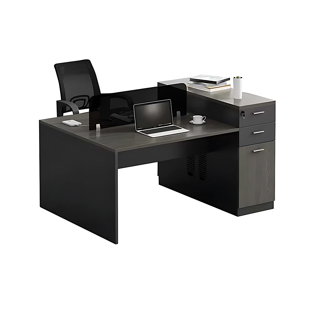 Multifunctional Combination Employee Screen Computer Desk and Chair