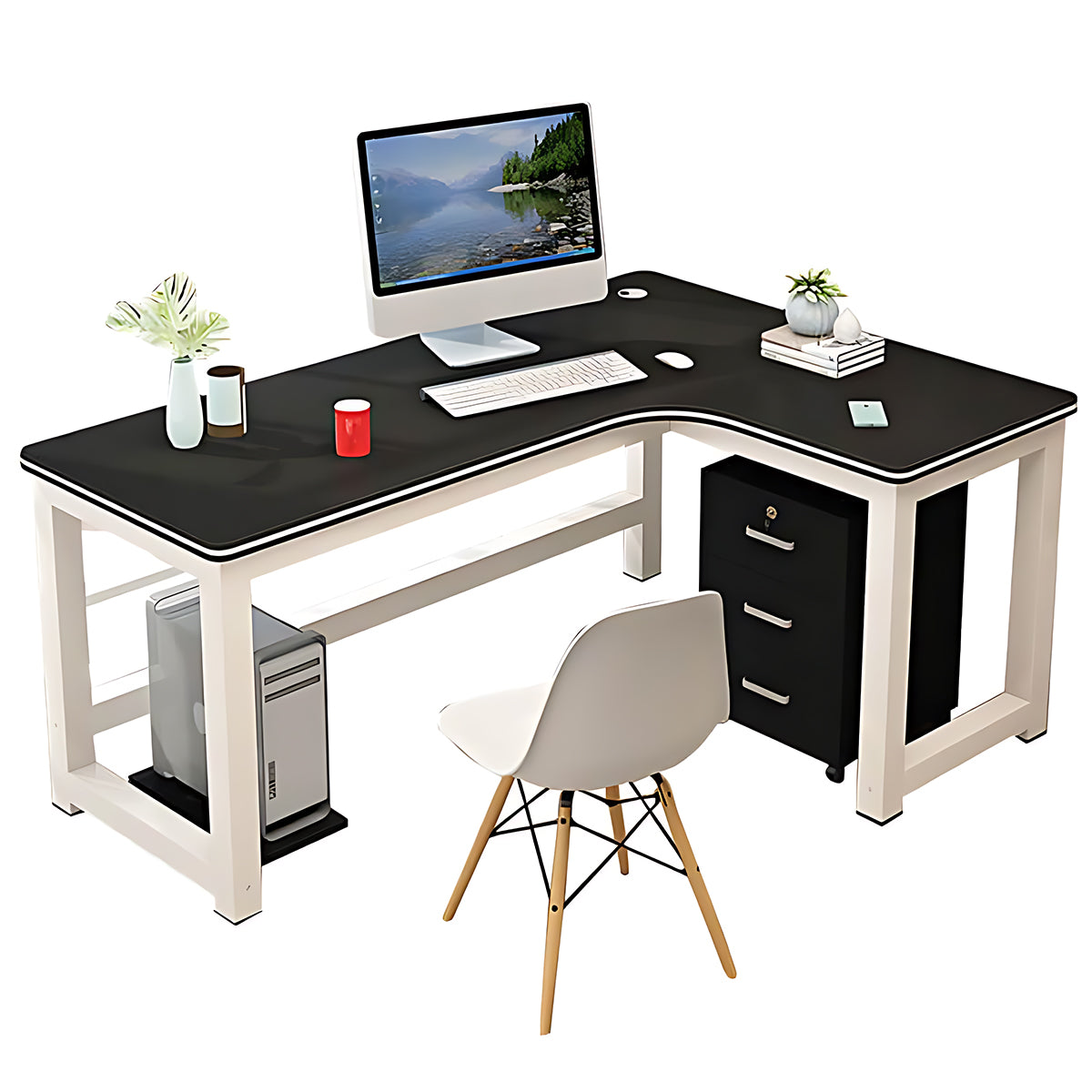 Corner Desktop Computer Desk Chair