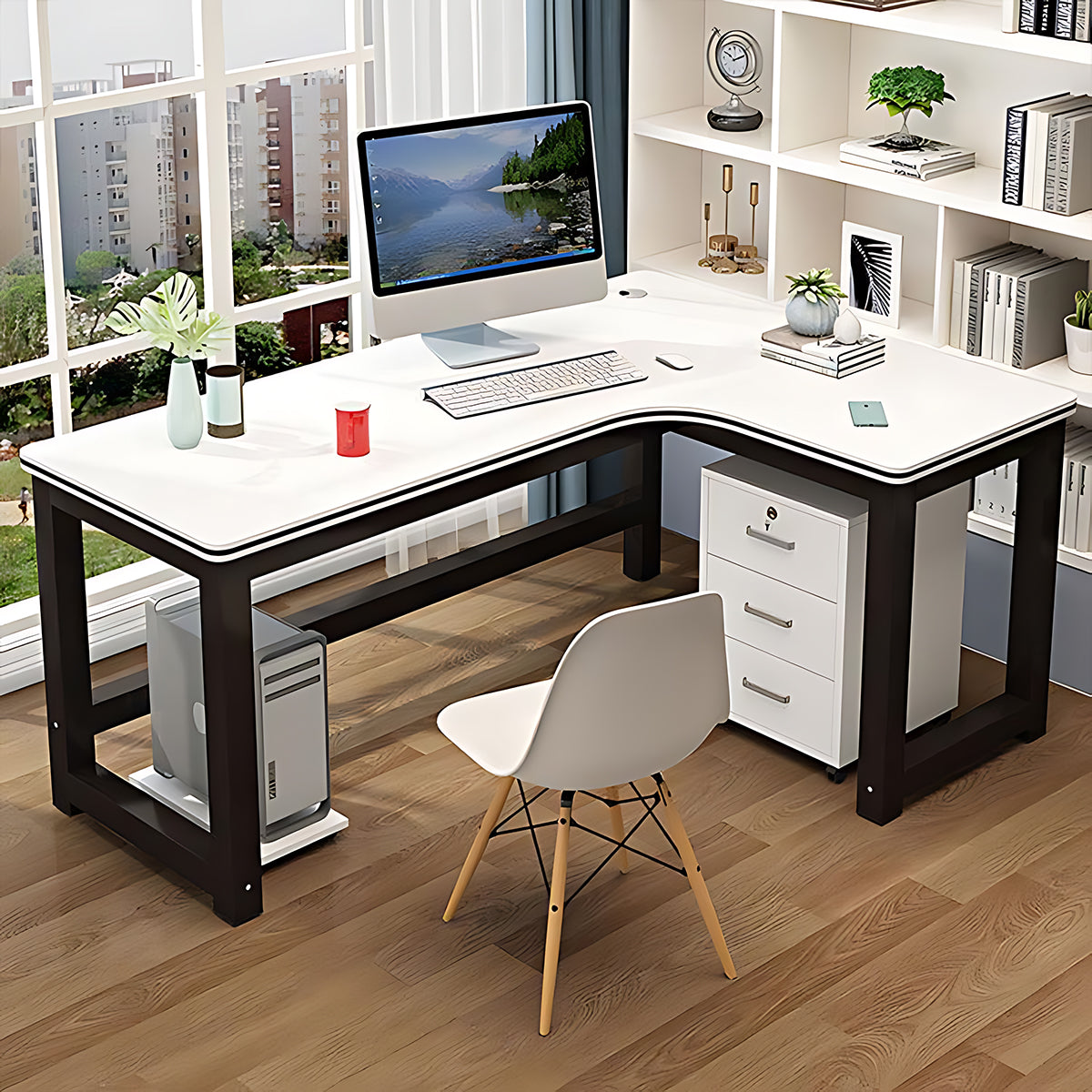 Corner Desktop Computer Desk Chair