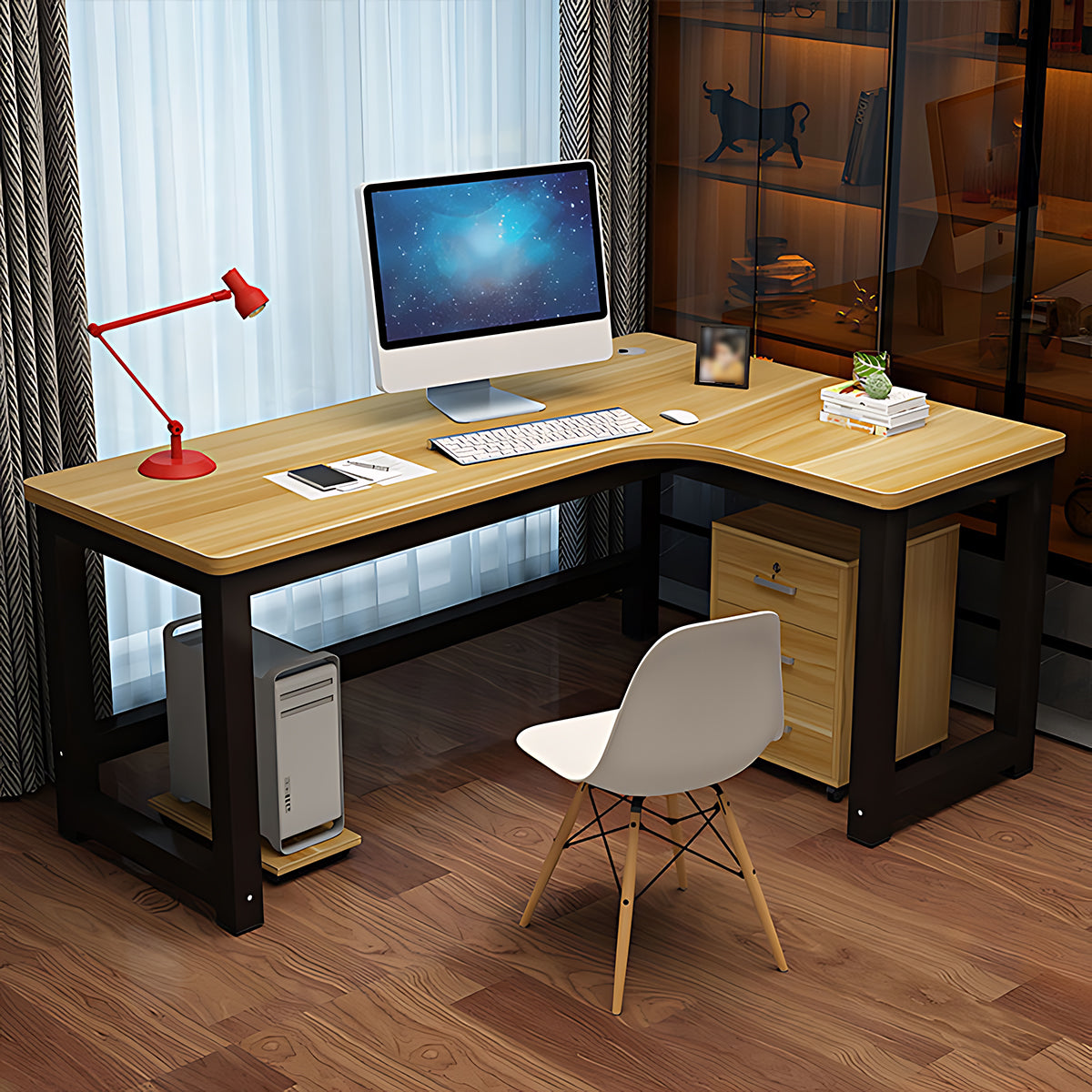 Corner Desktop Computer Desk Chair