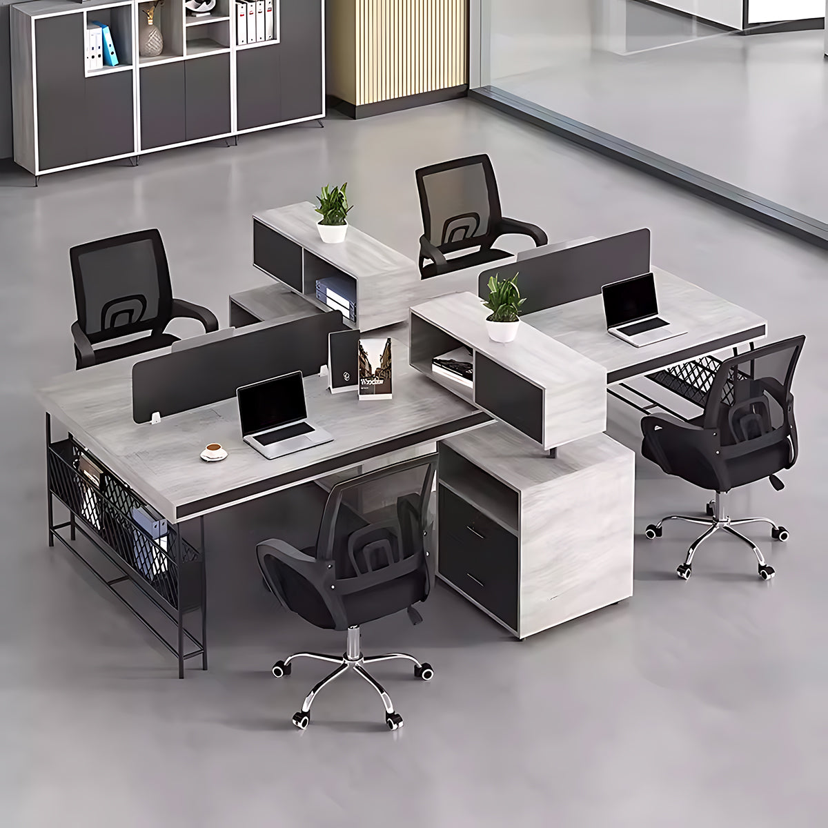 Simple Modern Creative Desk and Chair Set