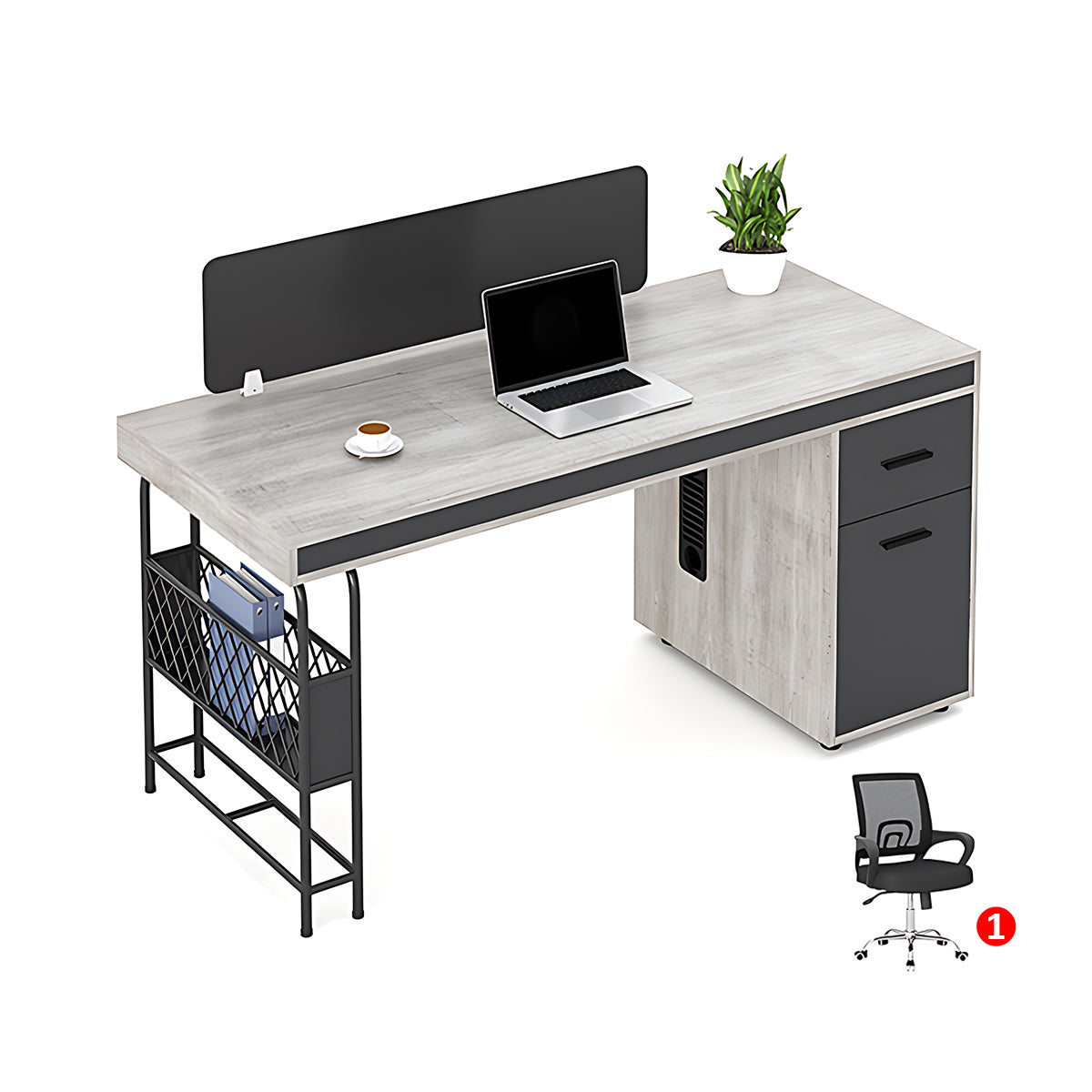 Simple Modern Creative Desk and Chair Set