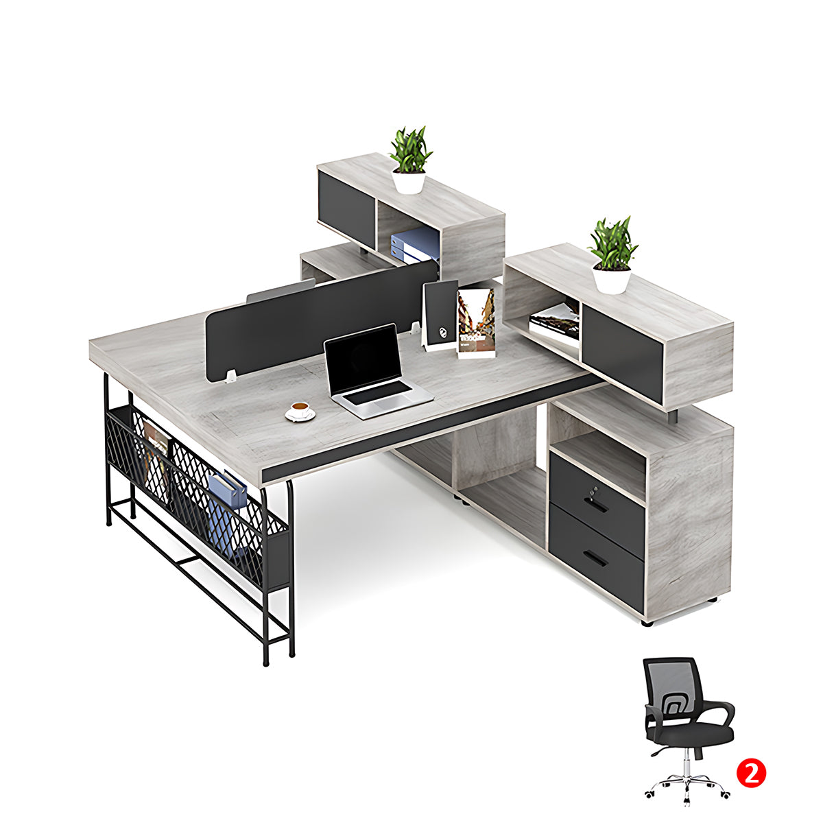 Simple Modern Creative Desk and Chair Set