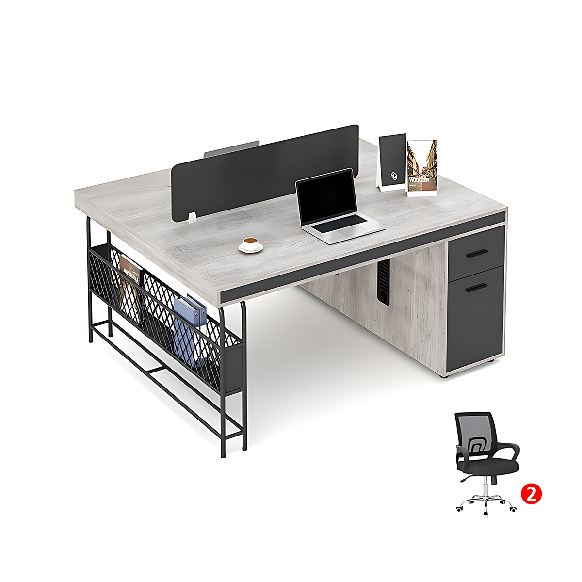 Simple Modern Creative Desk and Chair Set