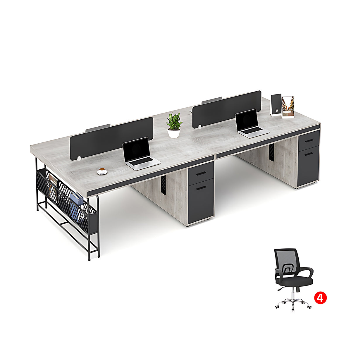 Simple Modern Creative Desk and Chair Set