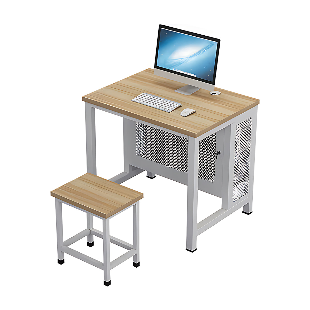 Minimalist School Computer Lab Training Instructor Desk