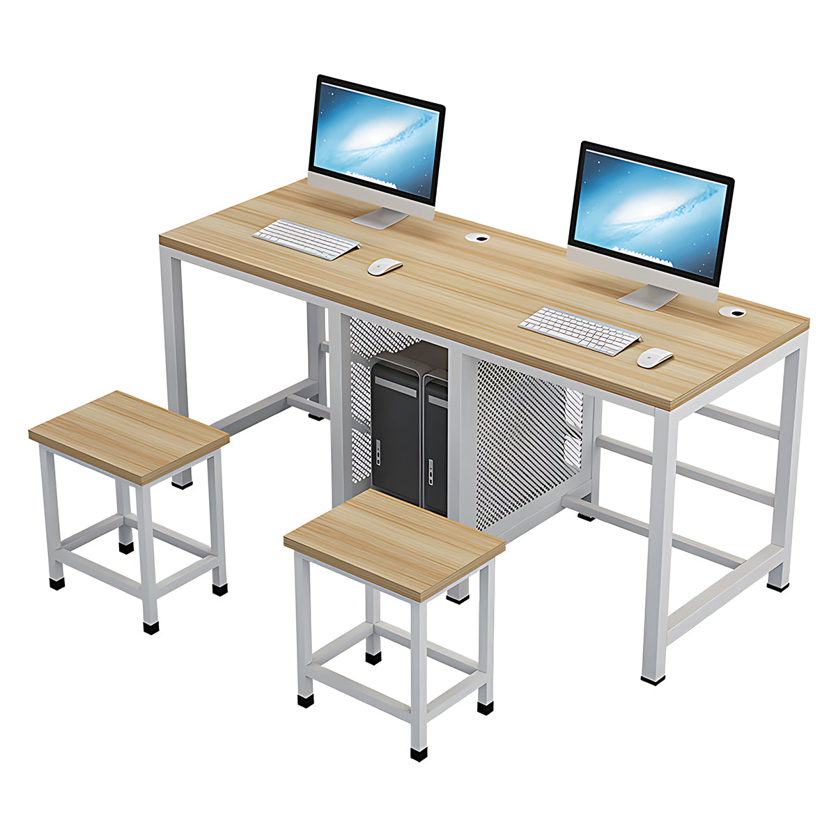 Minimalist School Computer Lab Training Instructor Desk