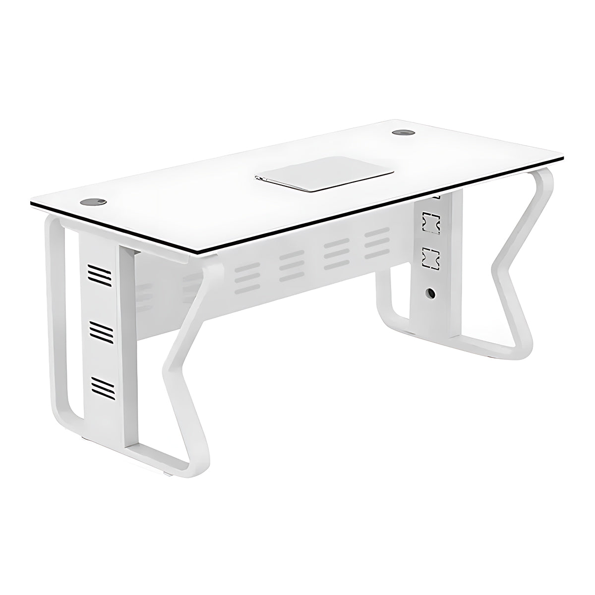 Simple Modern Partition Workstation Staff Desk with Butterfly Legs with Screen Partition