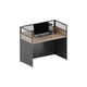 Simple Multi Position Desk, Free Combination, Aluminum Alloy Frame with Screen Partition