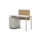 Simple Modern Desk, Free Combination with Screen and Multifunctional Storage Cabinet, Warm White