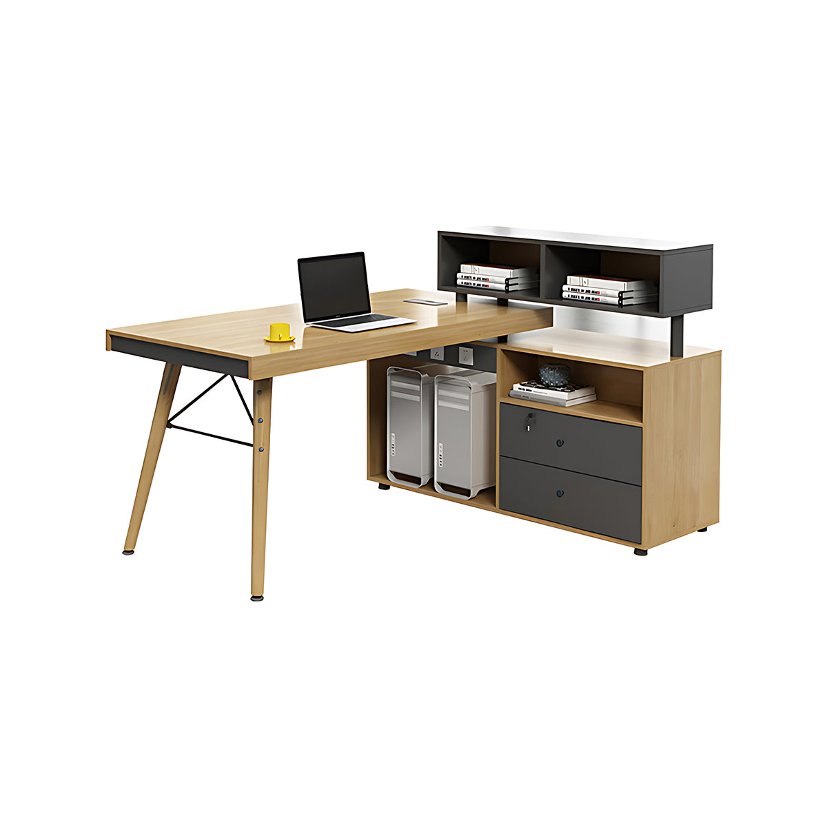 Office Desk Staff Workstation Professional Office Space Desk